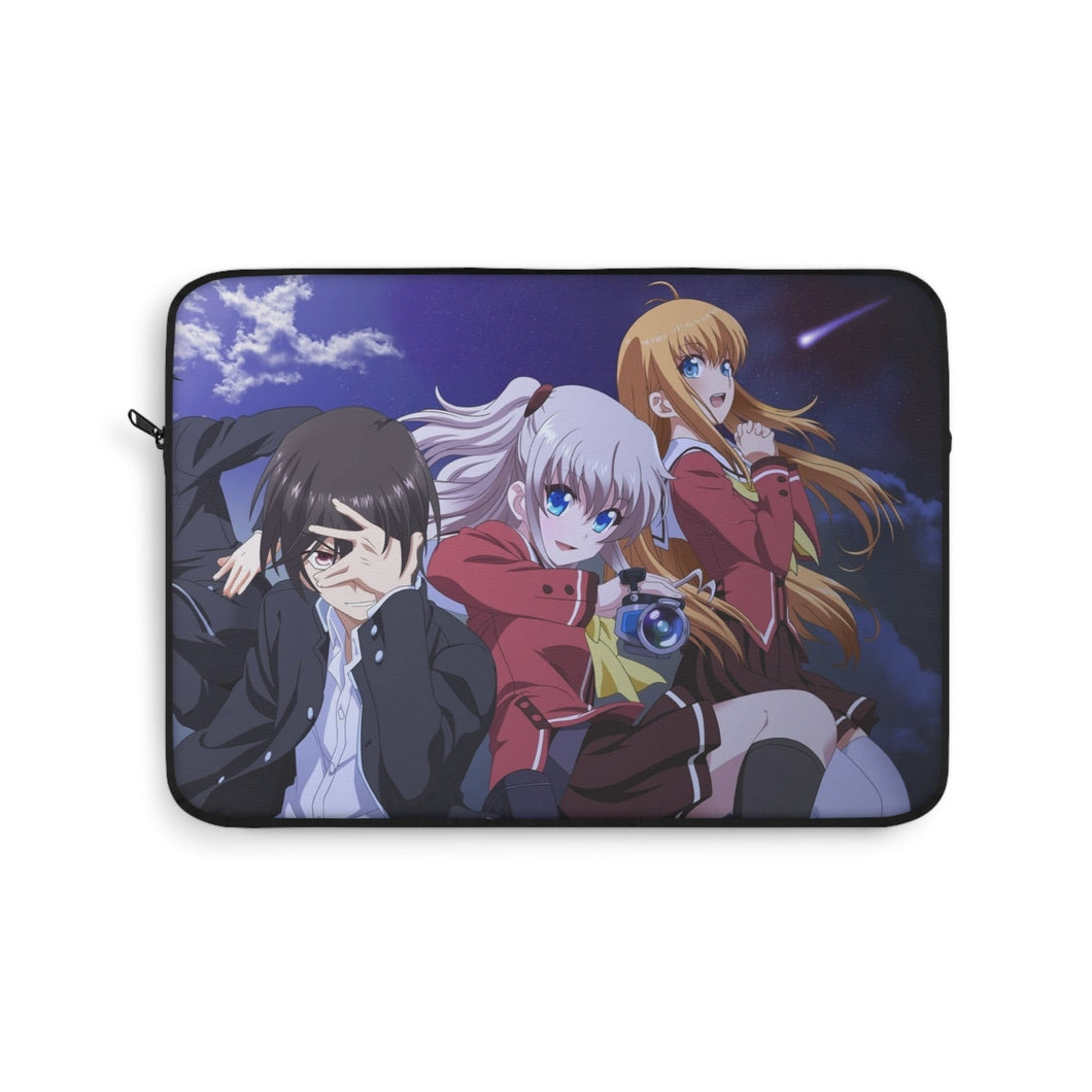 Charlotte Nao Tomori, Joujirou Takajou, Yusa Kurobane Laptop Sleeve