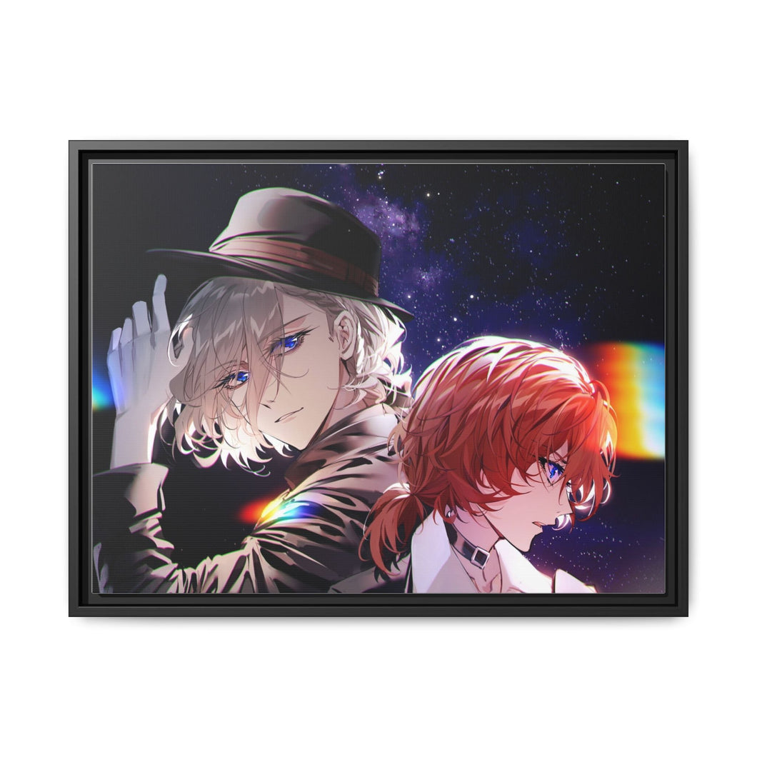 Anime Bungou Stray Dogs Canvas Framed Art Print