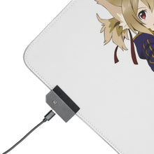 Load image into Gallery viewer, Silica and Yui RGB LED Mouse Pad (Desk Mat)
