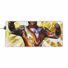 Load image into Gallery viewer, Anime Ultraman RGB LED Mouse Pad (Desk Mat)
