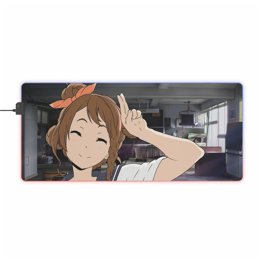 Misaki Sawakiguchi Smile RGB LED Mouse Pad (Desk Mat)