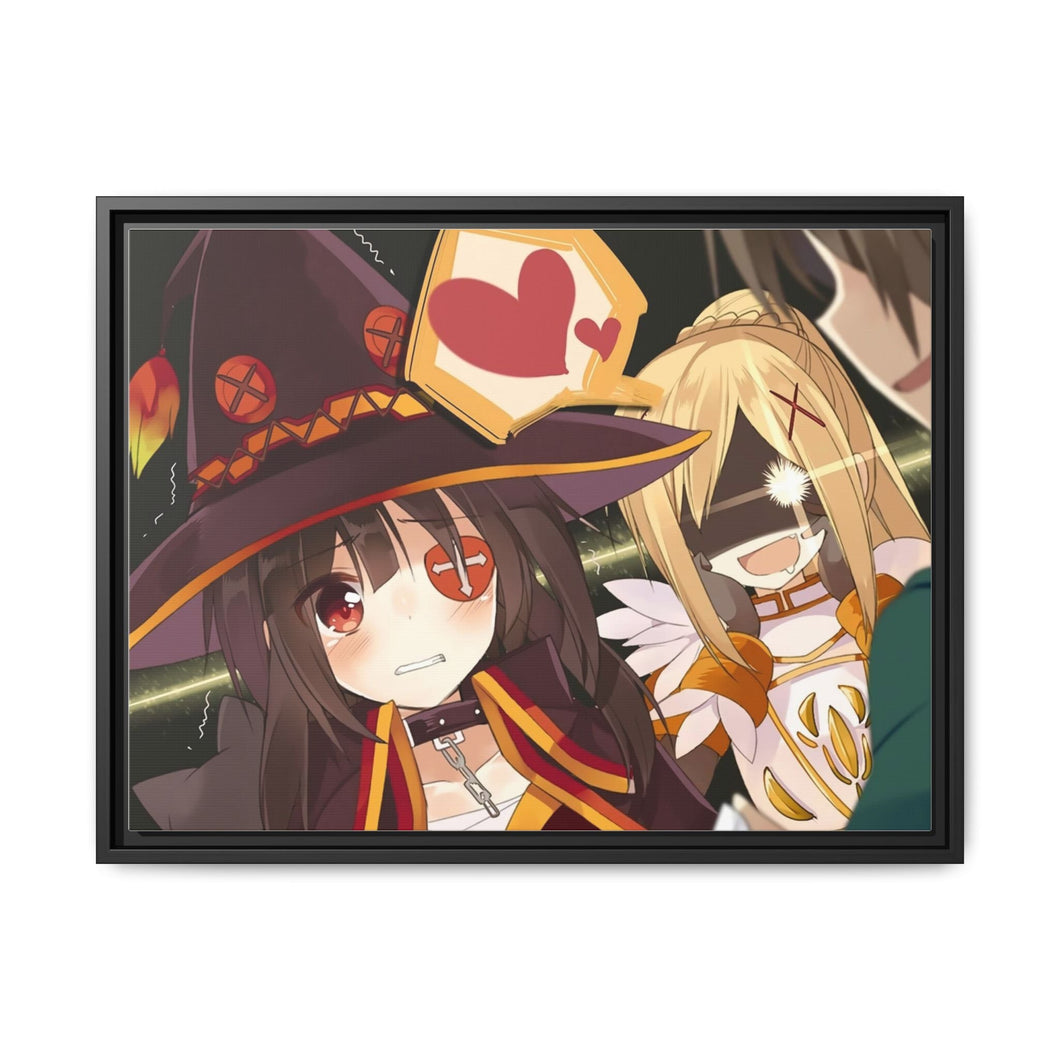 KonoSuba - God’s blessing on this wonderful world!! Canvas Framed Art Print