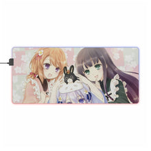 Load image into Gallery viewer, Is the Order a Rabbit? RGB LED Mouse Pad (Desk Mat)
