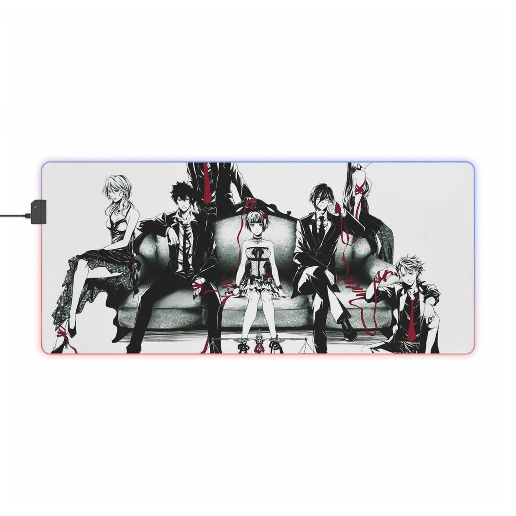 Psycho-Pass Akane Tsunemori, Nobuchika Ginoza, Shion Karanomori, Yayoi Kunizuka RGB LED Mouse Pad (Desk Mat)