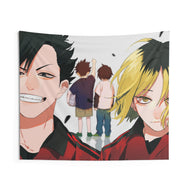 Tetsurō Kuroo Kenma Kozume Indoor Wall Tapestry