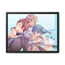 Load image into Gallery viewer, Liliruca,Bell,Hestia and Welf Canvas Framed Art Print
