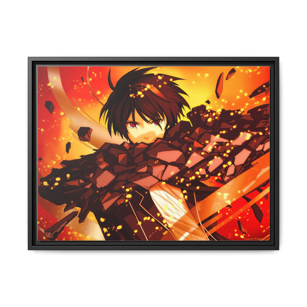 Anime Guilty Crown Canvas Framed Art Print