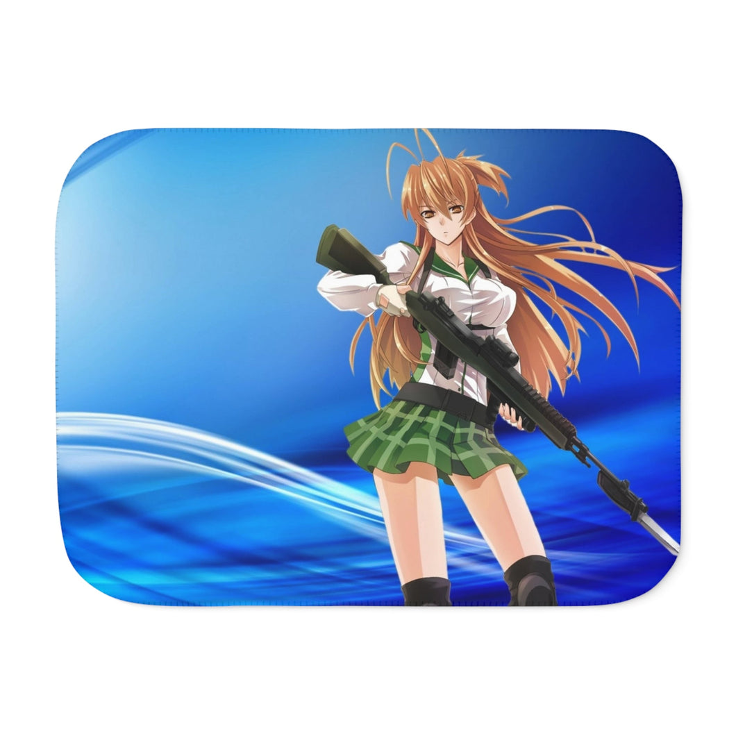 Highschool Of The Dead Sherpa Blanket