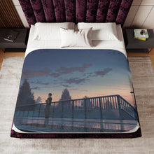 Load image into Gallery viewer, Taki&#39;s thoughts - From &quot;Your Name.&quot;(君の名は。) Sherpa Blanket
