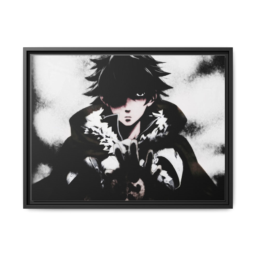 Dark Naofumi Canvas Framed Art Print