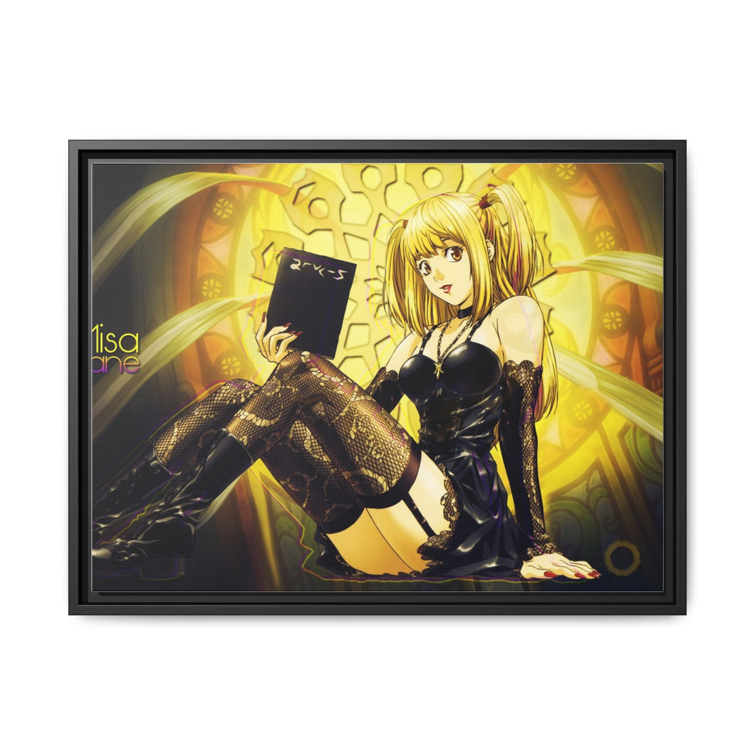 Anime Death Note Canvas Framed Art Print