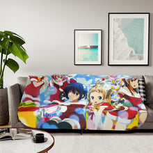 Load image into Gallery viewer, Love, Chunibyo &amp; Other Delusions Rikka Takanashi, Sanae Dekomori, Shinka Nibutani, Kumin Tsuyuri Sherpa Blanket
