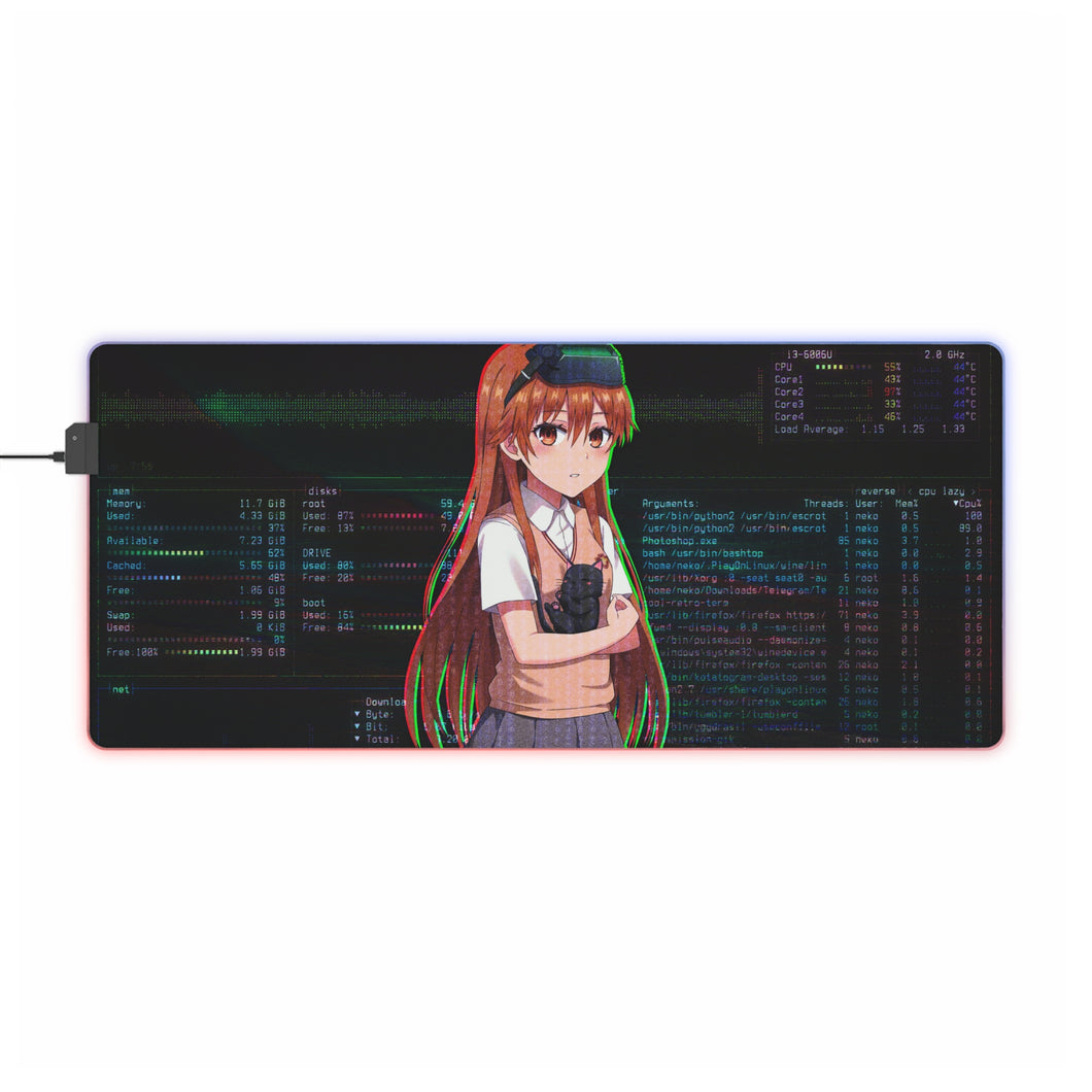 Misaka10032 RGB LED Mouse Pad (Desk Mat)