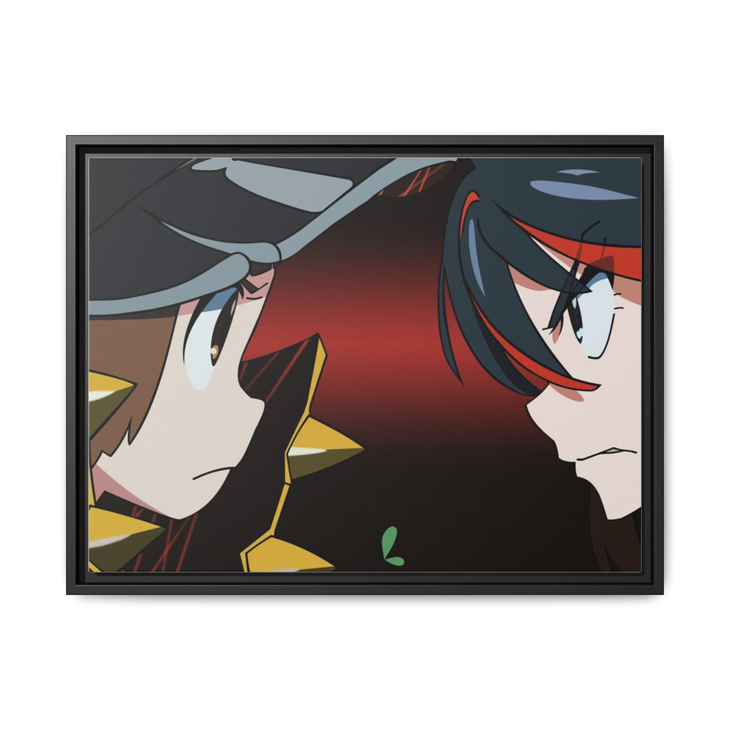 Mako and Ryuko Canvas Framed Art Print