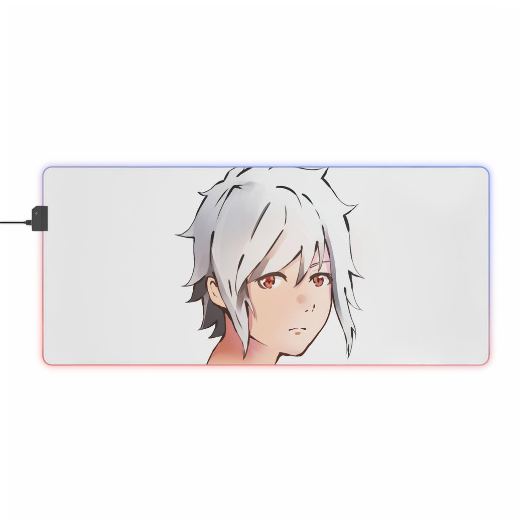 Is It Wrong To Try To Pick Up Girls In A Dungeon? RGB LED Mouse Pad (Desk Mat)