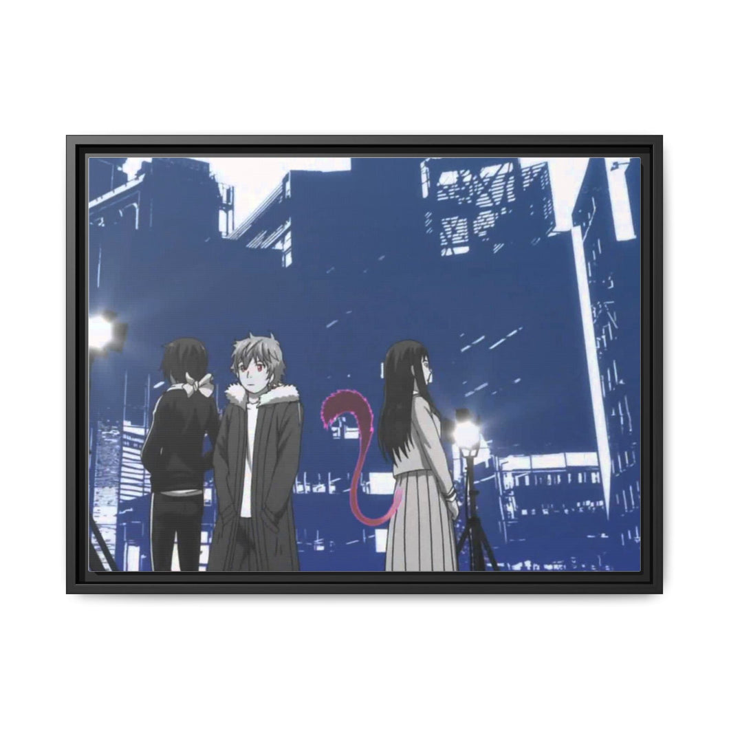 Anime Noragami Canvas Framed Art Print