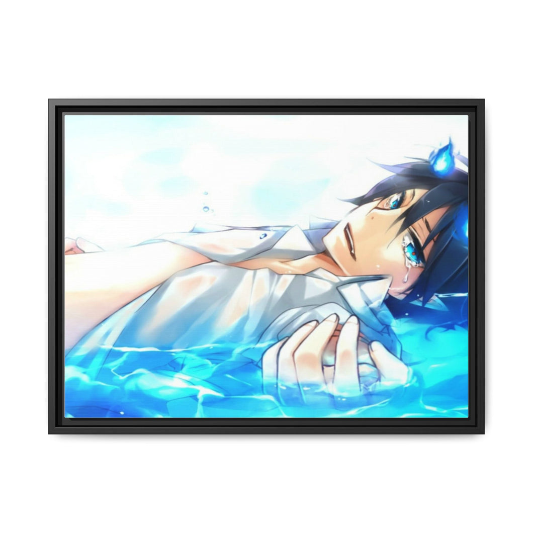 Let it burn Canvas Framed Art Print