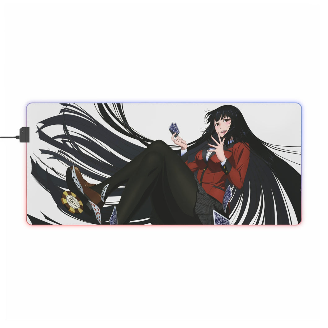 Kakegurui Yumeko Jabami RGB LED Mouse Pad (Desk Mat)