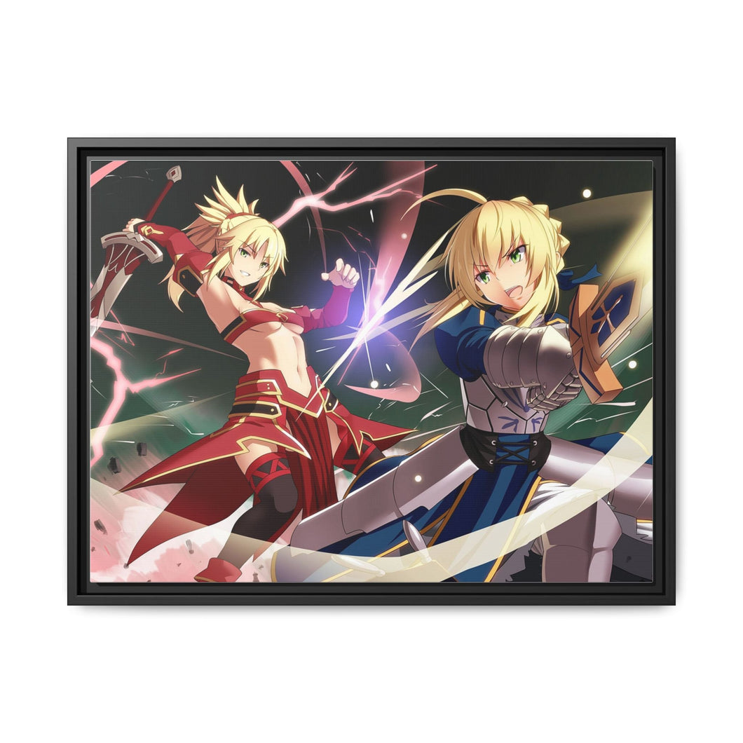Fate/Apocrypha Saber Canvas Framed Art Print