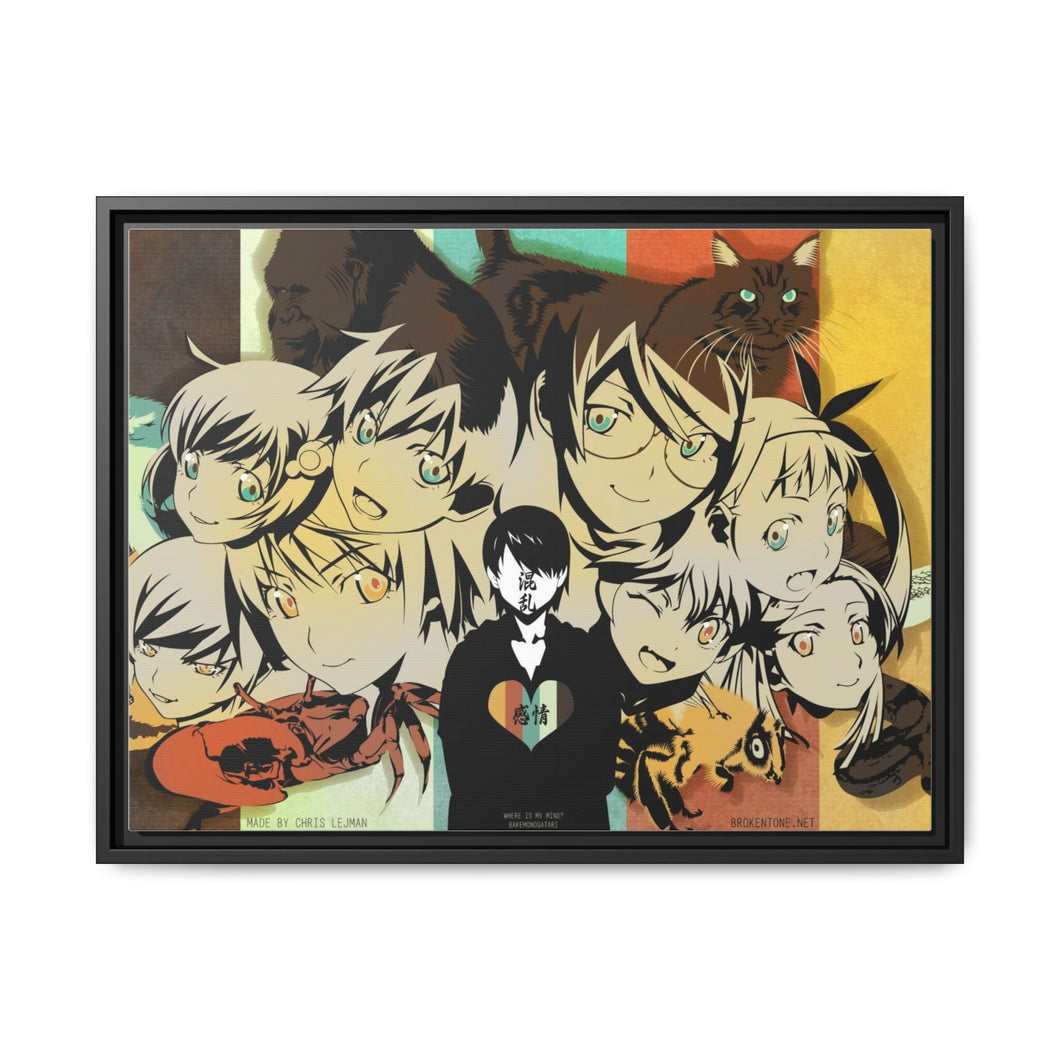 Anime Monogatari (Series) Canvas Framed Art Print