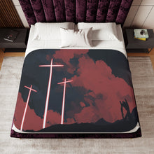 Load image into Gallery viewer, Anime Neon Genesis Evangelion Sherpa Blanket
