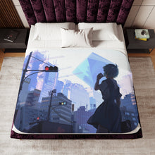 Load image into Gallery viewer, Anime Neon Genesis Evangelion Sherpa Blanket
