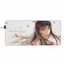Load image into Gallery viewer, Happy Birthday Rin❤ RGB LED Mouse Pad (Desk Mat)
