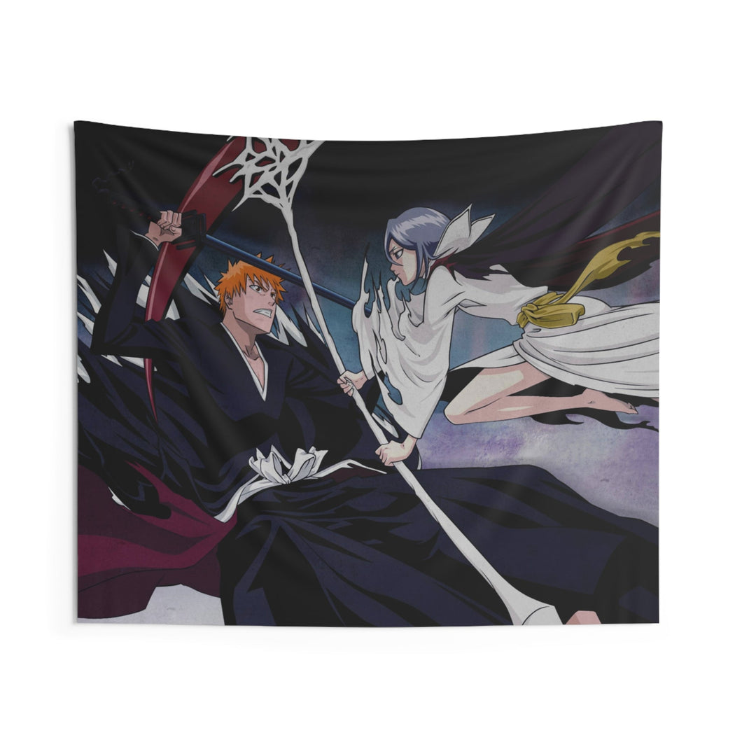 Ichigo vs Dark Rukia Indoor Wall Tapestry