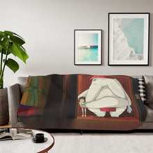 Load image into Gallery viewer, Anime Spirited Away Sherpa Blanket
