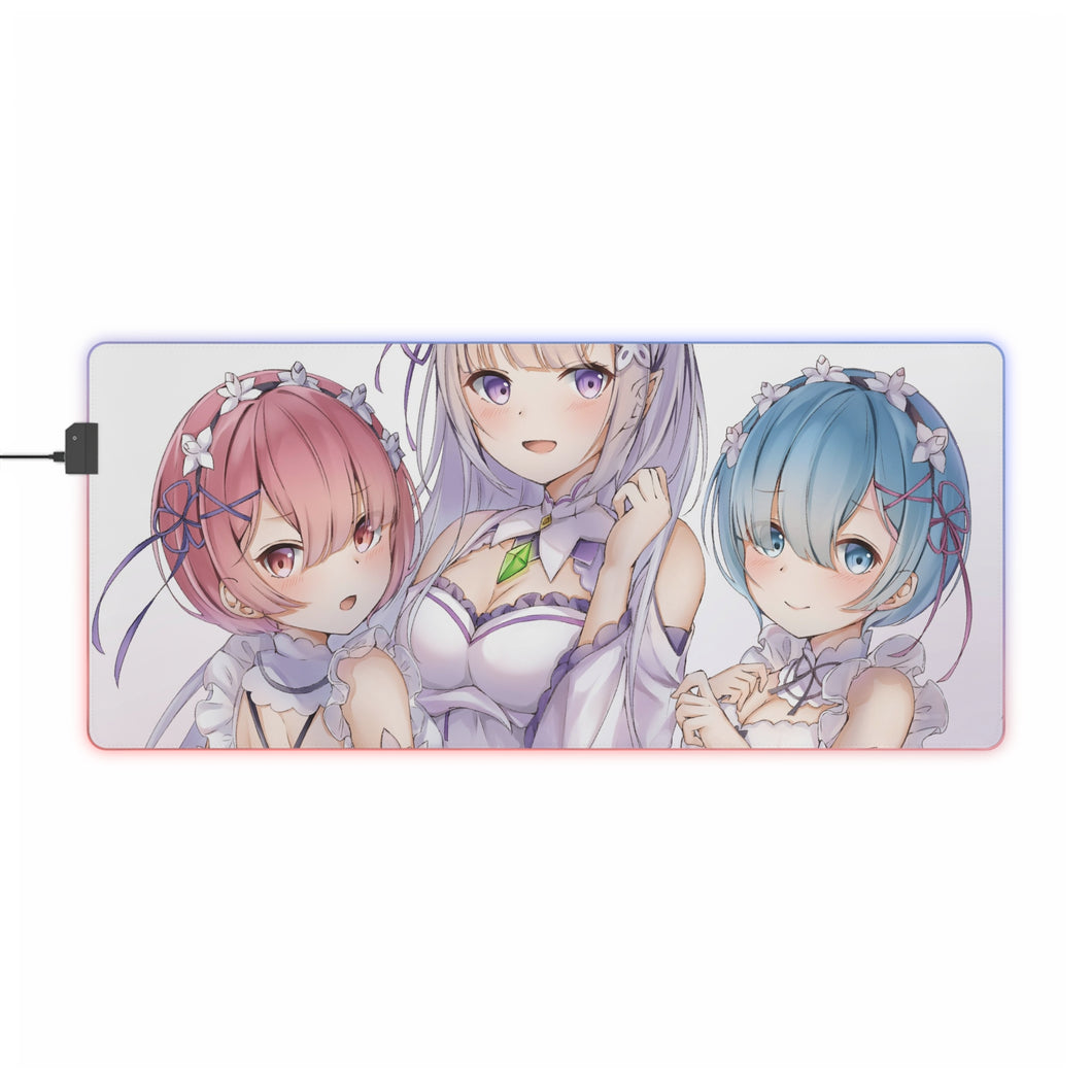 Re:ZERO -Starting Life In Another World- RGB LED Mouse Pad (Desk Mat)