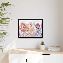Load image into Gallery viewer, The Quintessential Quintuplets Miku Nakano, Itsuki Nakano, Nino Nakano, Yotsuba Nakano, Ichika Nakano Canvas Framed Art Print
