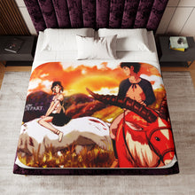 Load image into Gallery viewer, Princess Mononoke Sherpa Blanket
