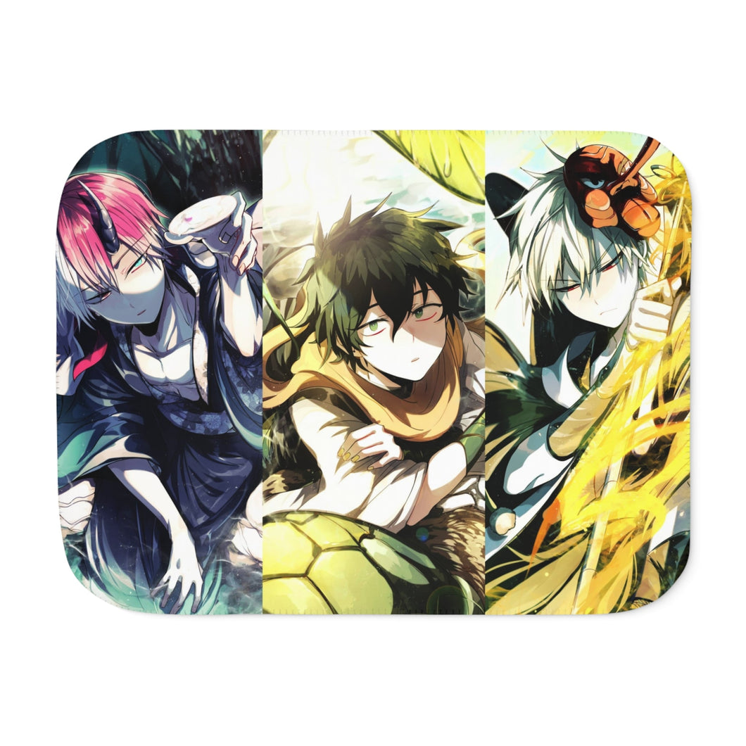 Shoto Todoroki,Izuku Midoriya,Katsuki Bakugou Sherpa Blanket