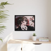 Load image into Gallery viewer, Osamu Dazai Canvas Framed Art Print
