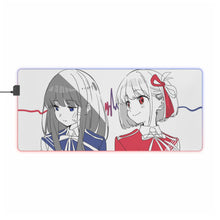 Load image into Gallery viewer, Lycoris Recoil Takina Inoue, Chisato Nishikigi RGB LED Mouse Pad (Desk Mat)
