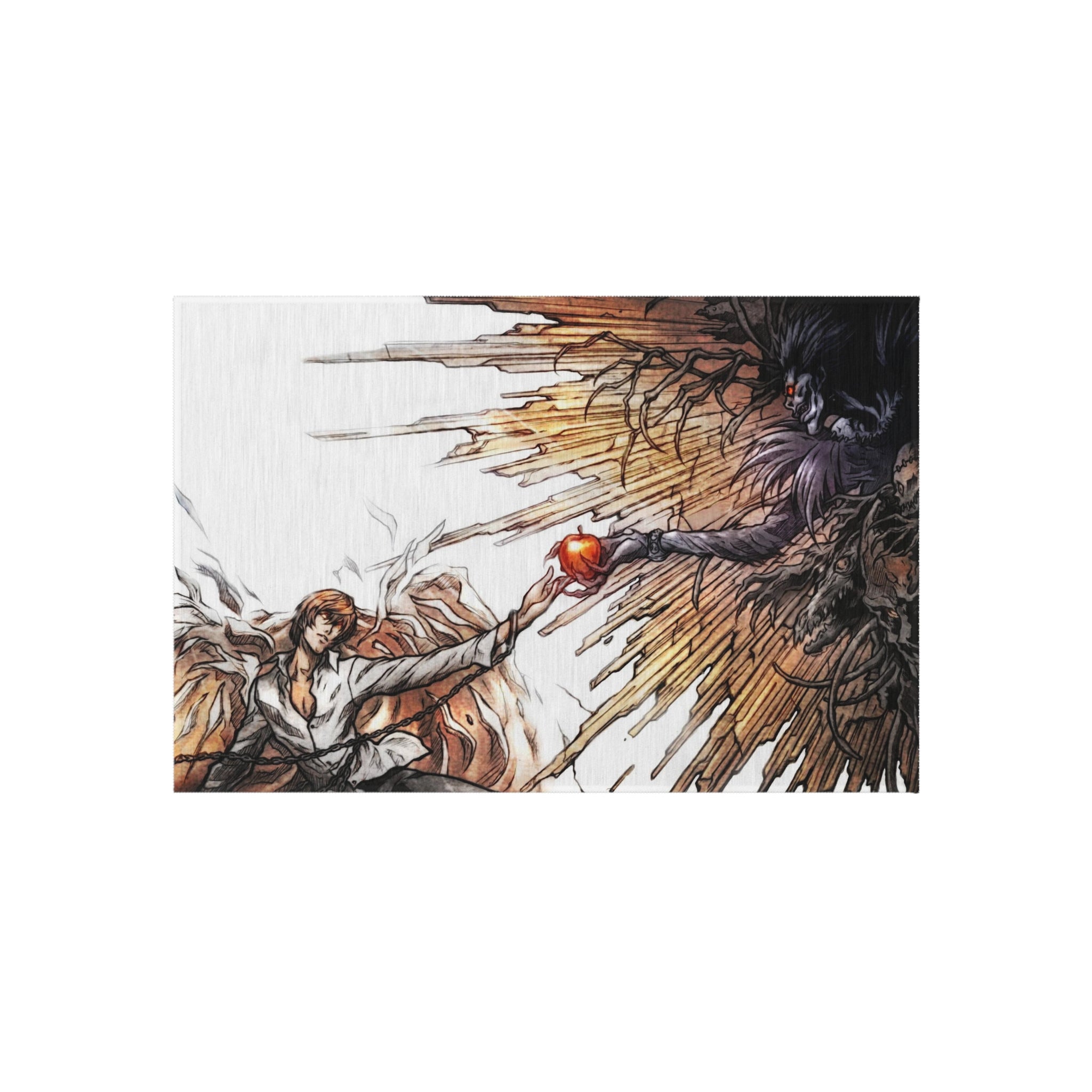 Light Yagami and Ryuk (Death Note) Rug