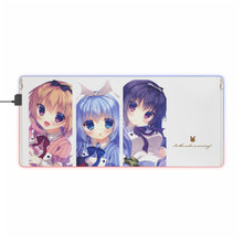 Load image into Gallery viewer, Is The Order A Rabbit? RGB LED Mouse Pad (Desk Mat)
