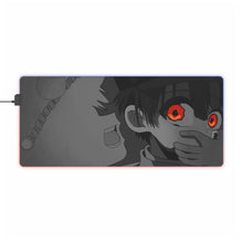 Load image into Gallery viewer, Hanako-kun B/N RGB LED Mouse Pad (Desk Mat)

