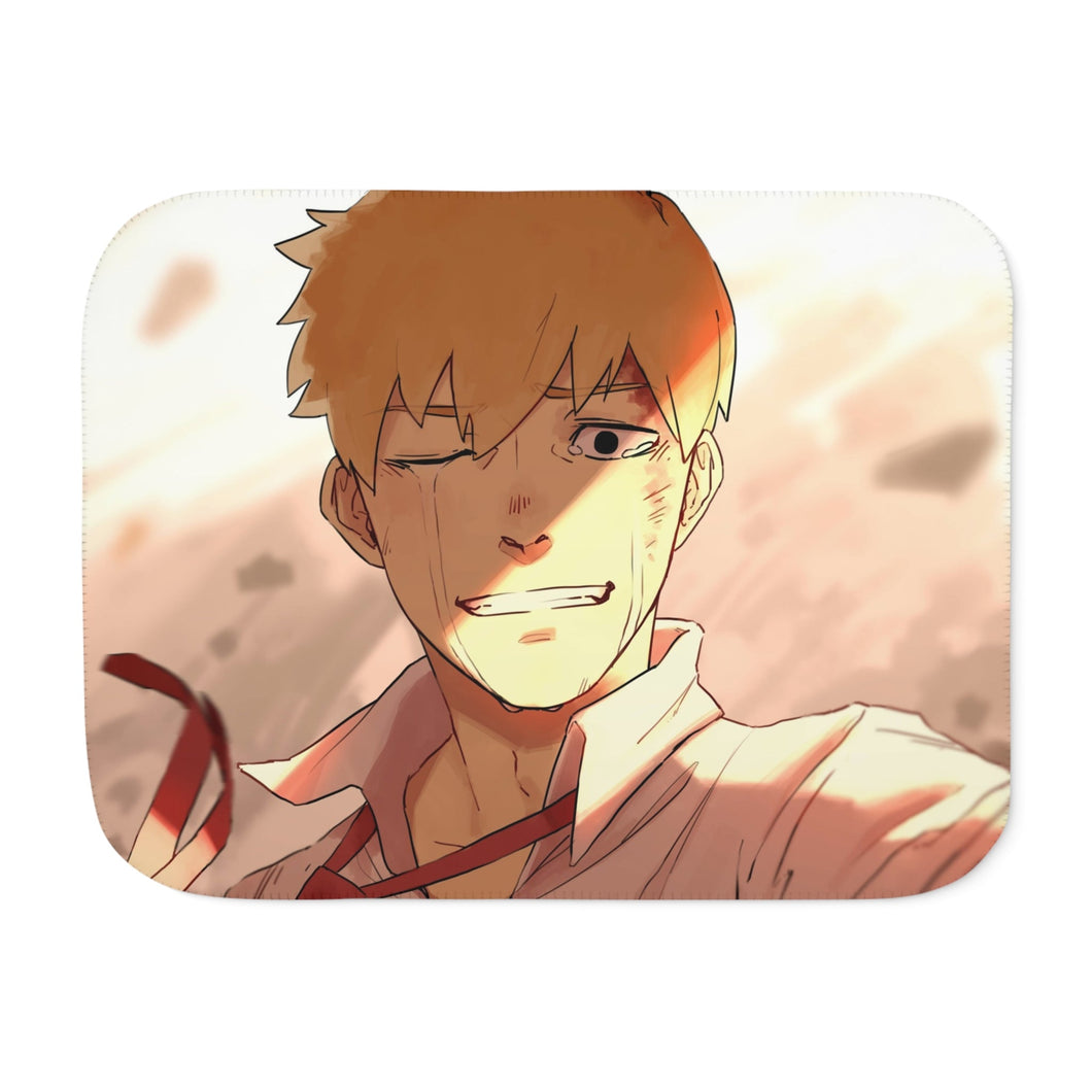 Mob Psycho 100 Arataka Reigen Sherpa Blanket