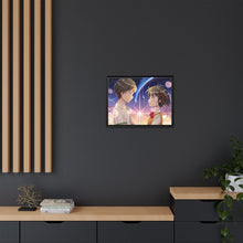 Load image into Gallery viewer, Your Name. Canvas Framed Art Print
