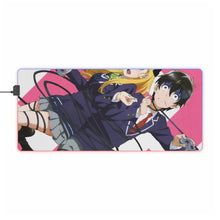 Load image into Gallery viewer, Gamers! Karen Tendou, Keita Amano RGB LED Mouse Pad (Desk Mat)
