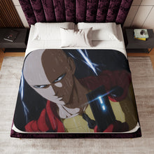 Load image into Gallery viewer, Saitama Sherpa Blanket
