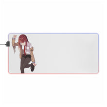 Load image into Gallery viewer, Steins;Gate Kurisu Makise RGB LED Mouse Pad (Desk Mat)
