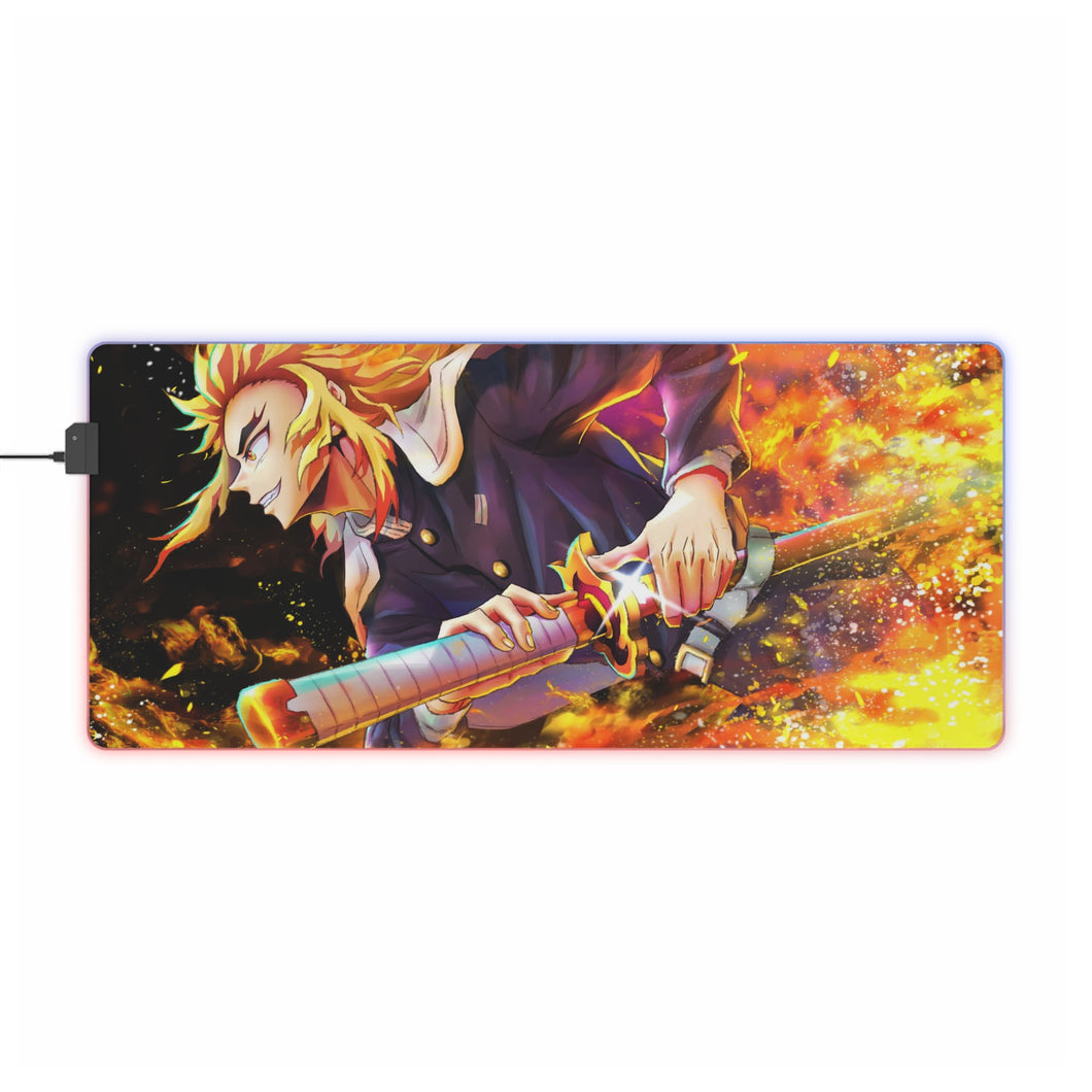 Demon Slayer: Kimetsu No Yaiba RGB LED Mouse Pad (Desk Mat)