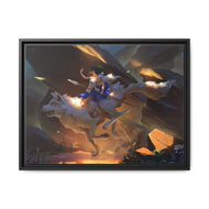 Anime Princess Mononoke Canvas Framed Art Print