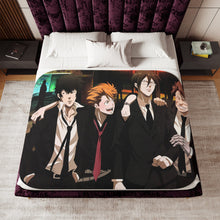Load image into Gallery viewer, Psycho- Pass Main Members Sherpa Blanket
