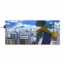 Load image into Gallery viewer, My Hero Academia Izuku Midoriya RGB LED Mouse Pad (Desk Mat)
