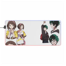 Load image into Gallery viewer, My Hero Academia Izuku Midoriya RGB LED Mouse Pad (Desk Mat)

