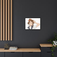 Load image into Gallery viewer, Misaki Sawakiguchi Smile Canvas Framed Art Print
