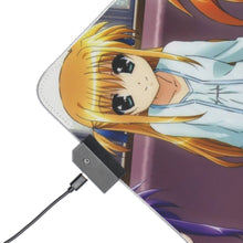 Load image into Gallery viewer, Magical Girl Lyrical Nanoha RGB LED Mouse Pad (Desk Mat)
